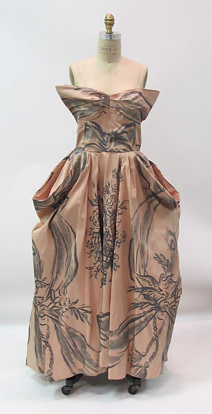 Dress, Gilbert Adrian (American, Naugatuck, Connecticut 1903–1959 Hollywood, California), silk, metal, American 