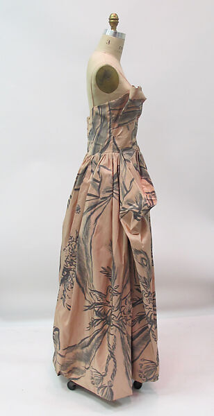 Dress, Gilbert Adrian (American, Naugatuck, Connecticut 1903–1959 Hollywood, California), silk, metal, American