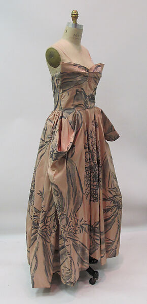 Dress, Gilbert Adrian (American, Naugatuck, Connecticut 1903–1959 Hollywood, California), silk, metal, American