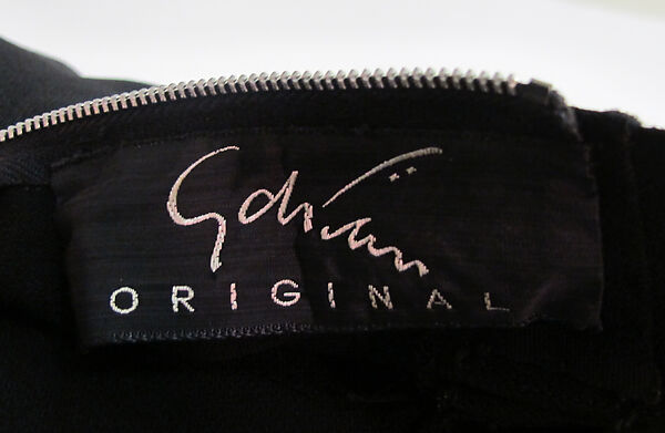 Dress, Gilbert Adrian (American, Naugatuck, Connecticut 1903–1959 Hollywood, California), silk, synthetic, metal, American