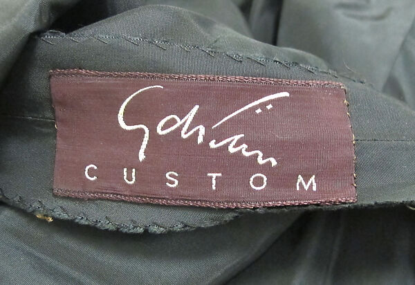 Dress, Gilbert Adrian (American, Naugatuck, Connecticut 1903–1959 Hollywood, California), synthetic, metal, American