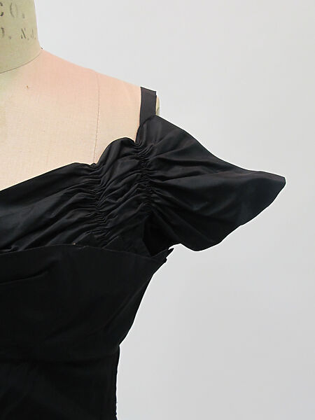 Dress, Gilbert Adrian (American, Naugatuck, Connecticut 1903–1959 Hollywood, California), synthetic, metal, American