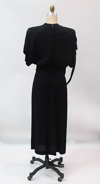 Dress, Gilbert Adrian (American, Naugatuck, Connecticut 1903–1959 Hollywood, California), silk, metal, American