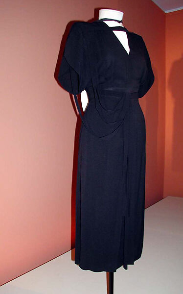 Dress, Gilbert Adrian (American, Naugatuck, Connecticut 1903–1959 Hollywood, California), silk, metal, American