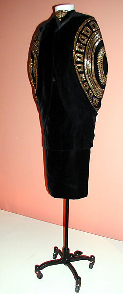 Ensemble, Gilbert Adrian (American, Naugatuck, Connecticut 1903–1959 Hollywood, California), silk, metal, synthetic, American