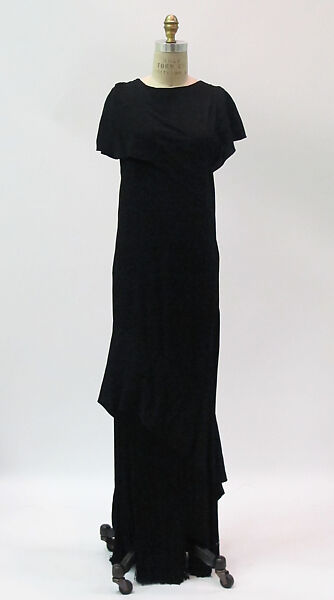 Ensemble, Gilbert Adrian (American, Naugatuck, Connecticut 1903–1959 Hollywood, California), silk, metal, American