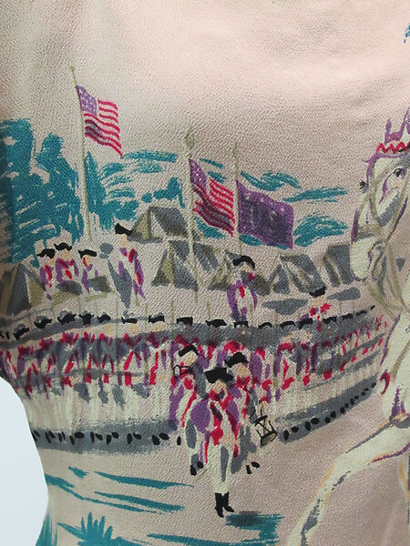 Ensemble, Gilbert Adrian (American, Naugatuck, Connecticut 1903–1959 Hollywood, California), silk, metal, American