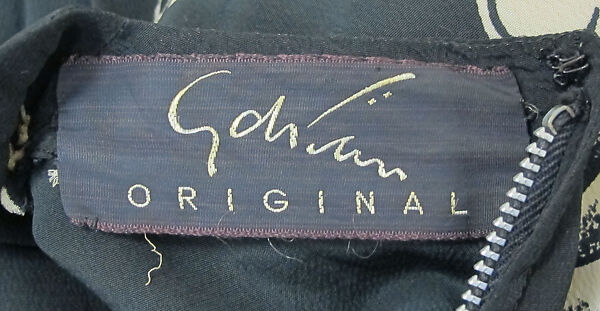 Dress, Gilbert Adrian (American, Naugatuck, Connecticut 1903–1959 Hollywood, California), silk, metal, American