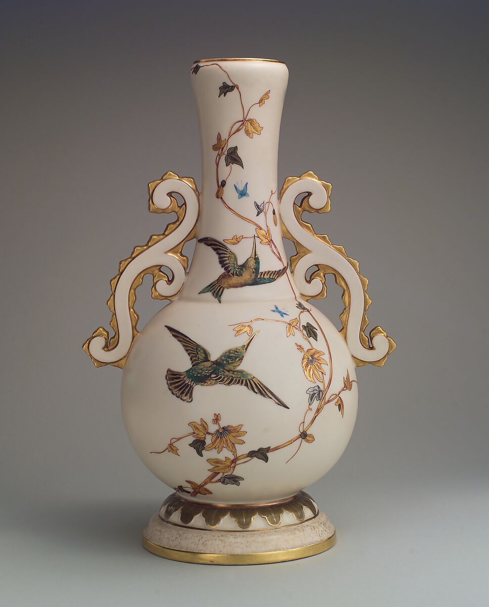 Vase, Greenwood Pottery Company (American, Trenton, New Jersey, 1861–1933), Porcelain, American