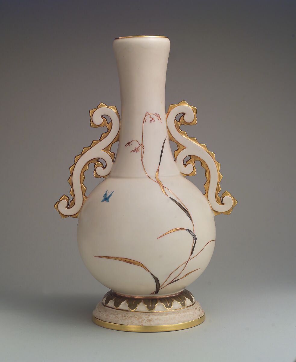 Vase, Greenwood Pottery Company (American, Trenton, New Jersey, 1861–1933), Porcelain, American