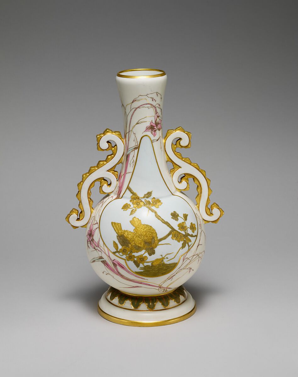 Vase, Greenwood Pottery Company (American, Trenton, New Jersey, 1861–1933), Porcelain, American 