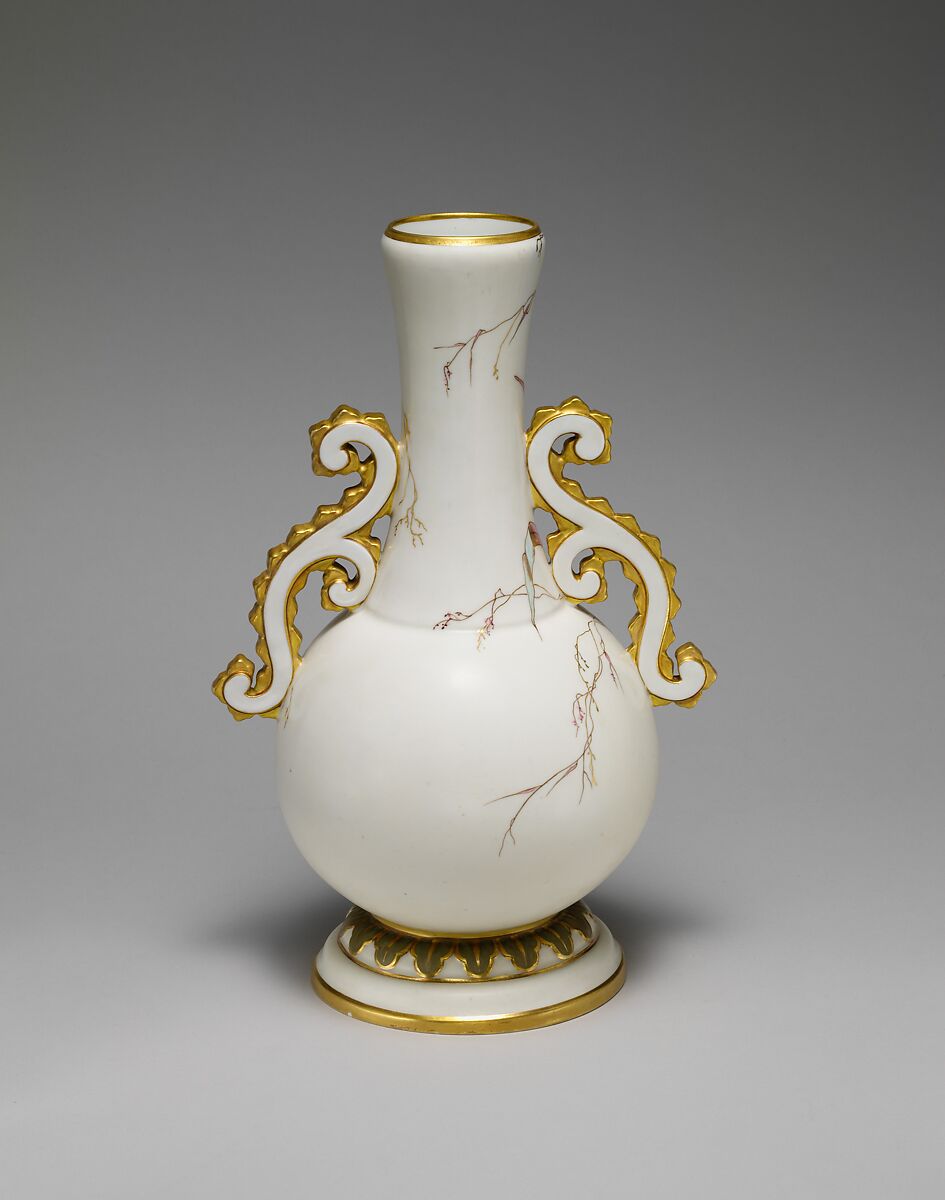Vase, Greenwood Pottery Company (American, Trenton, New Jersey, 1861–1933), Porcelain, American