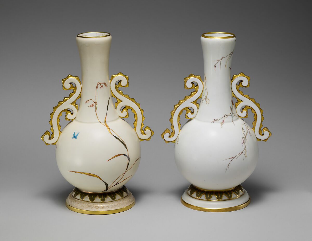 Vase, Greenwood Pottery Company (American, Trenton, New Jersey, 1861–1933), Porcelain, American