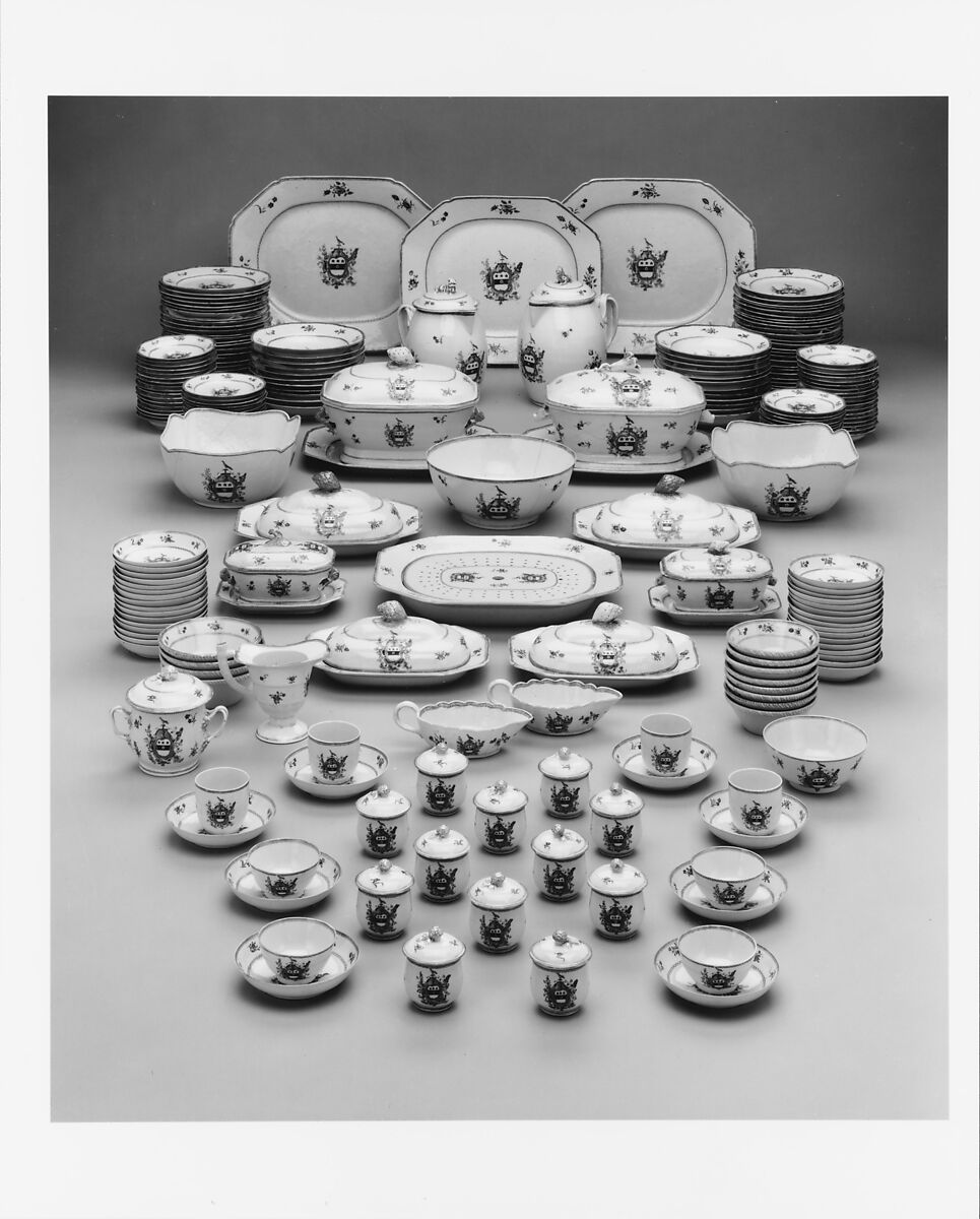 Table Service, Porcelain, Chinese, for American market