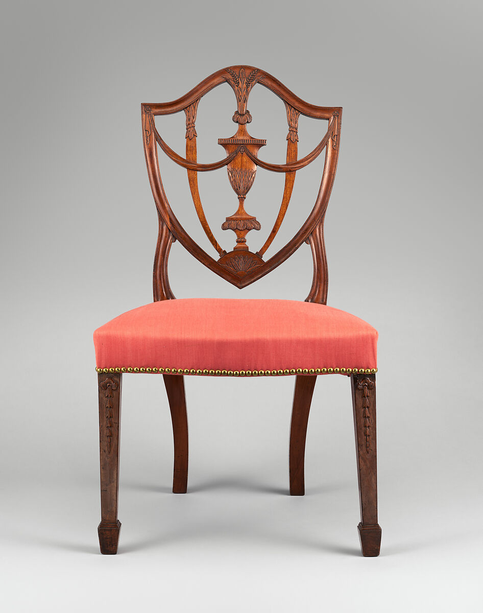 Side Chair, Attributed to Samuel McIntire (1757–1811), Mahogany, American 