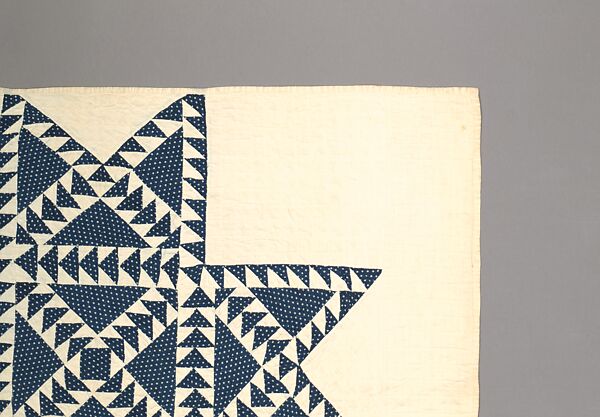 Quilt, Star pattern, Eliza Smith Barber, Cotton, American