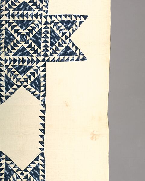Quilt, Star pattern, Eliza Smith Barber, Cotton, American