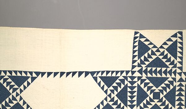 Quilt, Star pattern, Eliza Smith Barber, Cotton, American