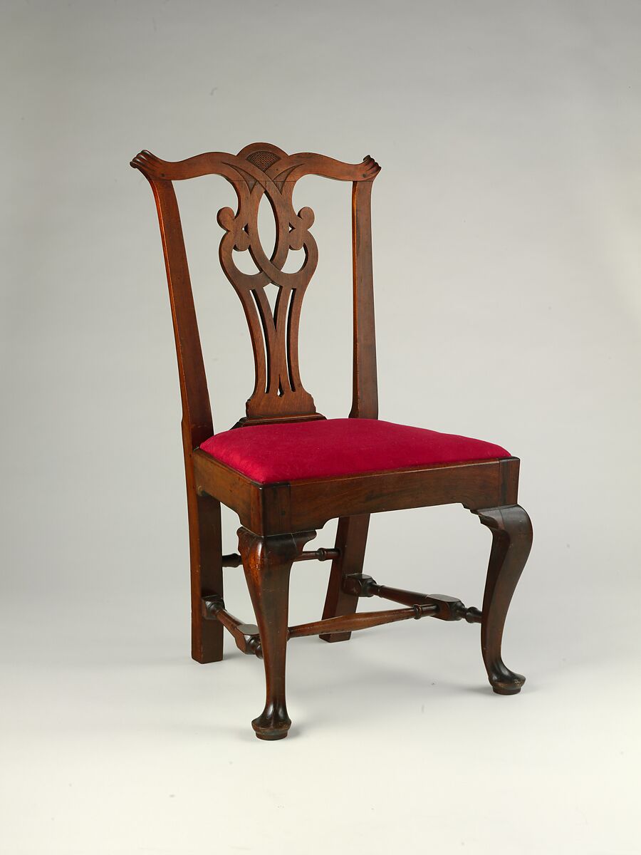 Side Chair, Attributed to John Townsend (1732–1809), Mahogany, maple, chestnut, white pine, American 