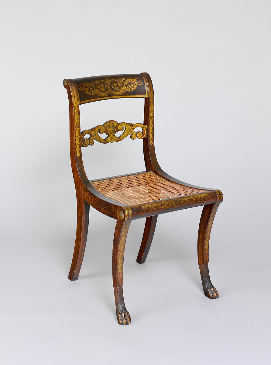 Side Chair, Attributed to the Workshop of Duncan Phyfe (American (born Scotland), near Lock Fannich, Ross-Shire, Scotland 1768/1770–1854 New York), Cherry, American 