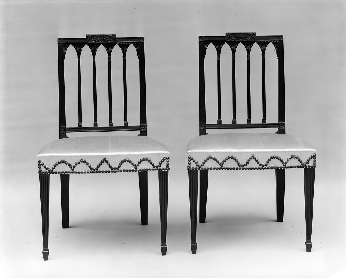Side Chair, Probably Slover and Taylor (active ca. 1802–4), Mahogany, ash, cherry, American