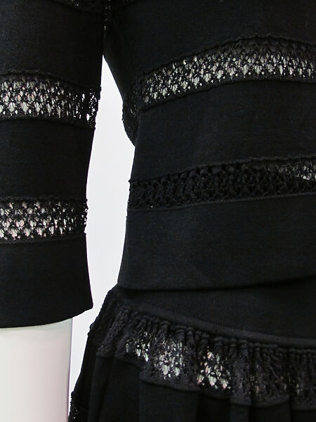 Ensemble, Azzedine Alaïa (French (born Tunisia), Tunis 1935–2017 Paris), synthetic, cotton, French