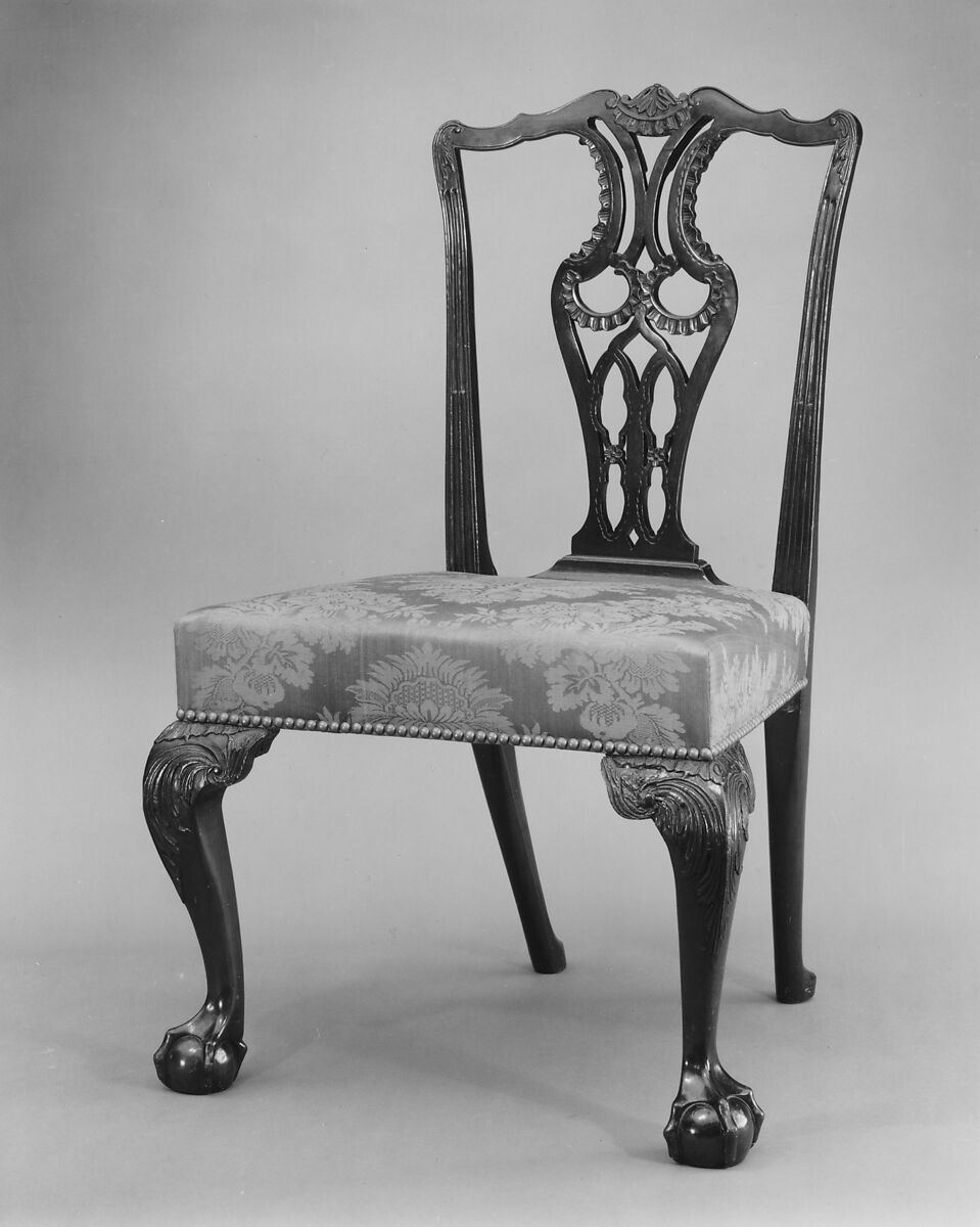 Side chair, Mahogany, red oak, sweet gum, American 