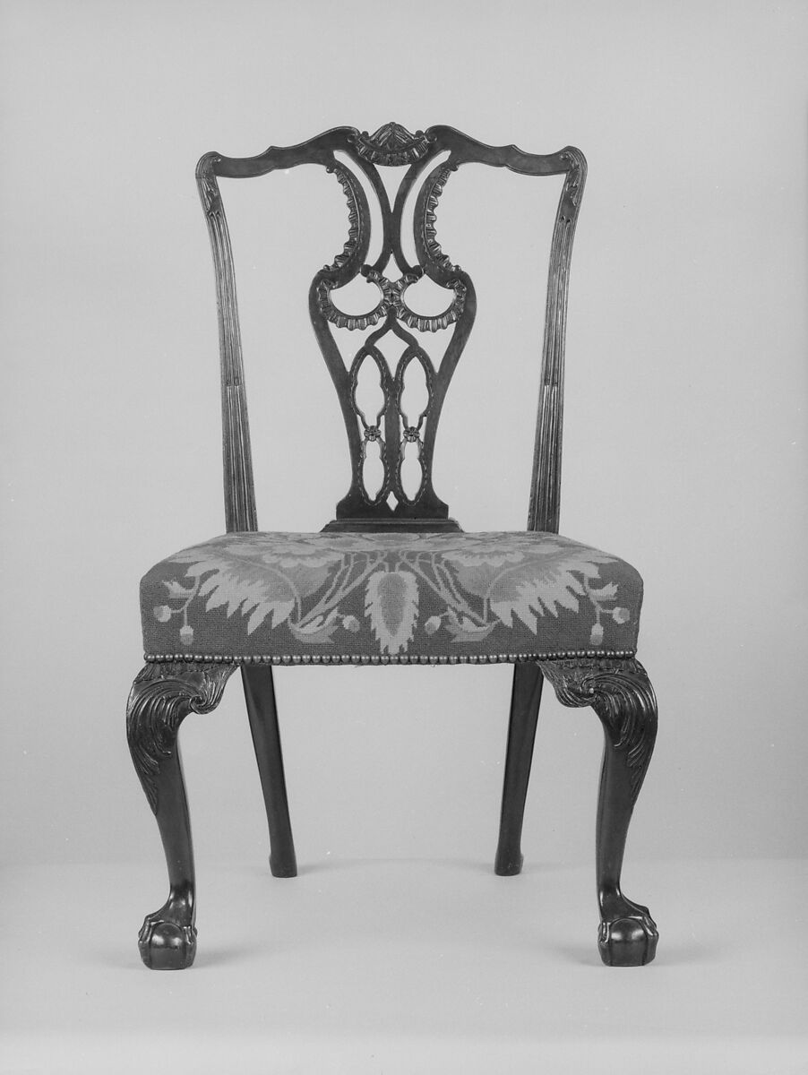 Side chair, Mahogany, red oak, sweet gum, American