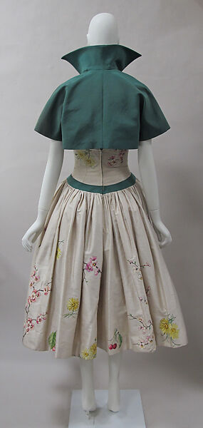 Ensemble, Emilio Schuberth (Italian, 1904–1972), silk, metal, Italian