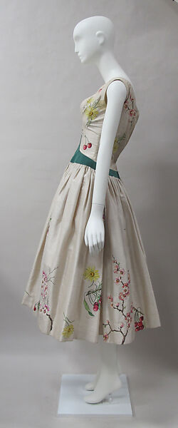 Ensemble, Emilio Schuberth (Italian, 1904–1972), silk, metal, Italian