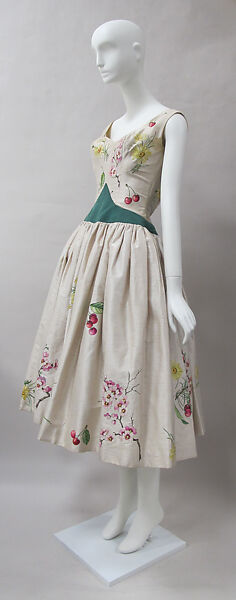 Ensemble, Emilio Schuberth (Italian, 1904–1972), silk, metal, Italian