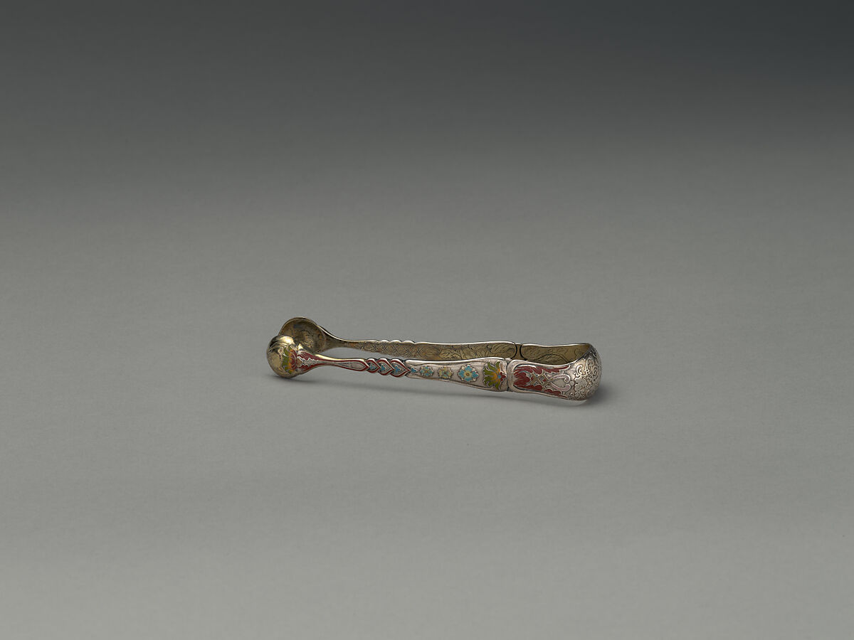 Tea Service, Tiffany &amp; Co. (1837–present), Silver, silver-gilt, enamel and ivory, American