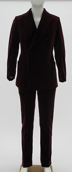 Suit, silk, cotton, British 