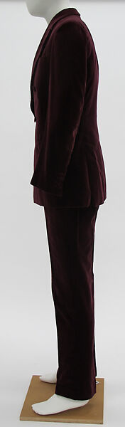 Suit, silk, cotton, British