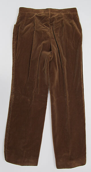 Trousers, House of Dior (French, founded 1946), silk, synthetic, metal, French