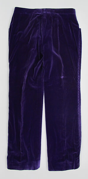 Trousers, House of Dior (French, founded 1946), silk, synthetic, metal, French