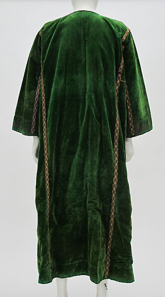 Caftan, silk, metal, cotton, Moroccan