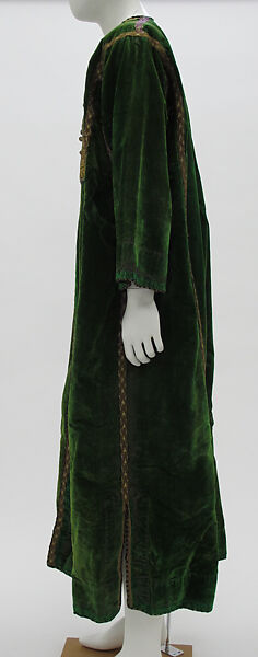 Caftan, silk, metal, cotton, Moroccan