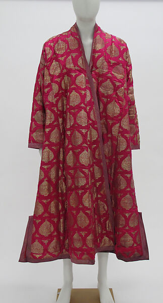 Robe, silk, cotton, synthetic, American 