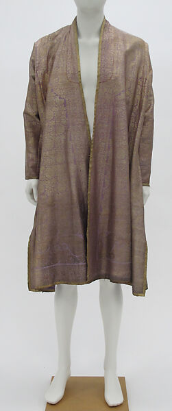 Robe, silk, metal, American 