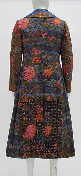 Dressing gown, cotton, synthetic, metal, British