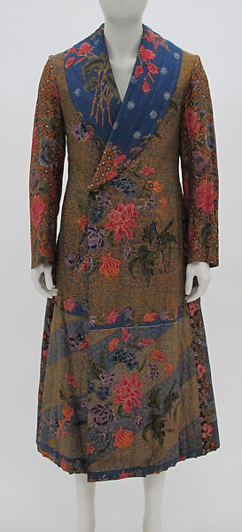 Dressing gown, cotton, synthetic, metal, British 