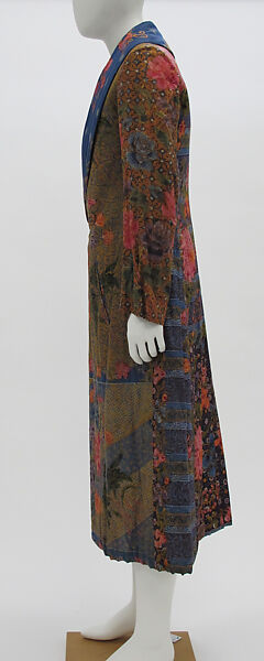 Dressing gown, cotton, synthetic, metal, British