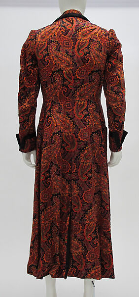 Ensemble, silk, leather, American
