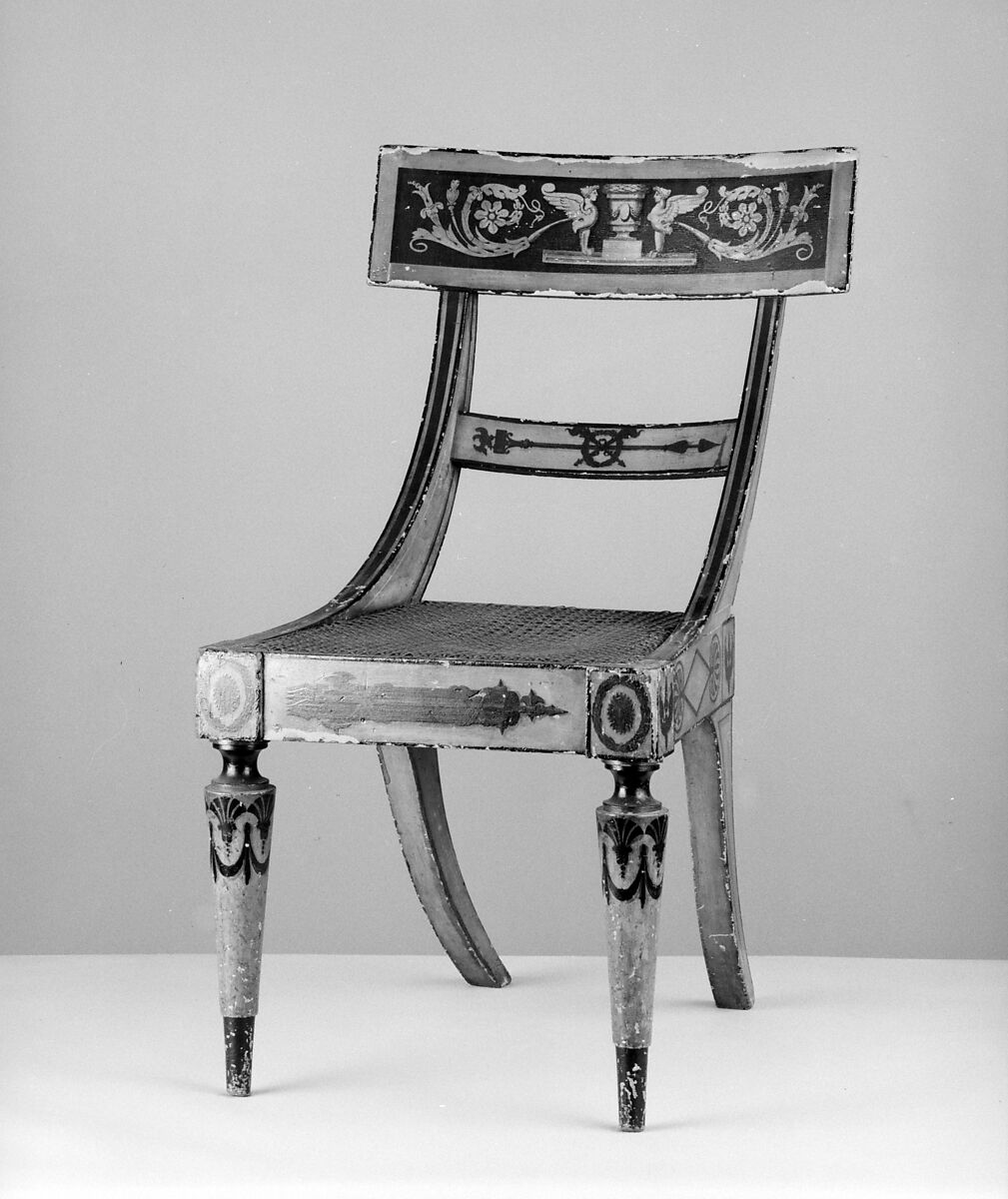 Side Chair, Attributed to John Finlay (active ca. 1799–1833), Maple, American 