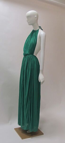 Dress, Halston (American, Des Moines, Iowa 1932–1990 San Francisco, California), silk, American