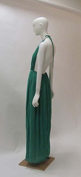 Dress, Halston (American, Des Moines, Iowa 1932–1990 San Francisco, California), silk, American