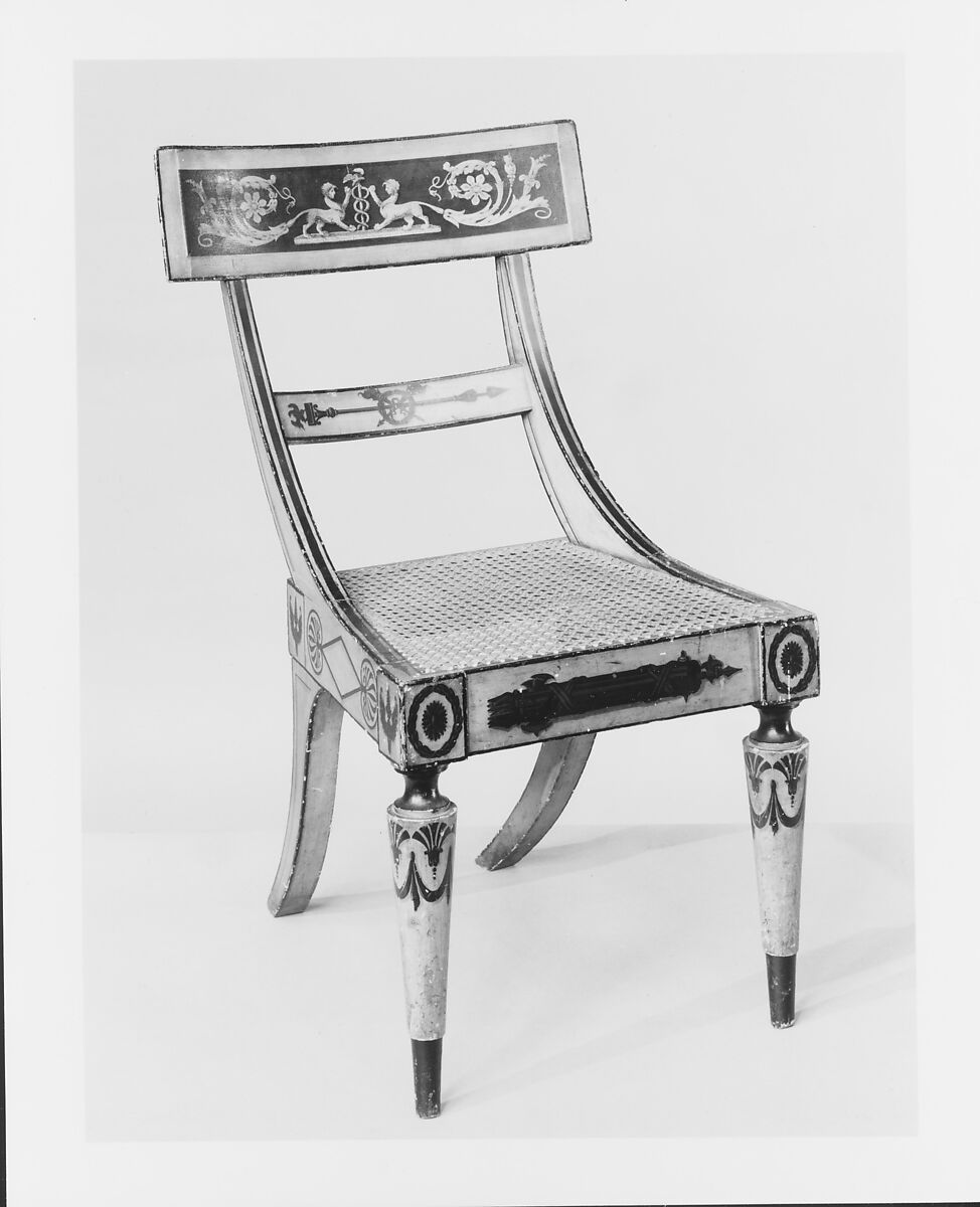 Side Chair, Attributed to John Finlay (active ca. 1799–1833), Maple, American