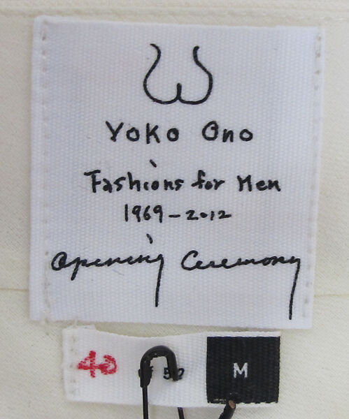 Trousers, Yoko Ono (Japanese-American, born Tokyo 1933, active New York), wool, synthetic, metal, American