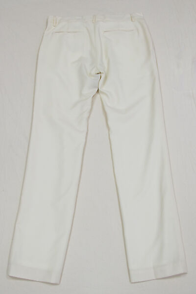 Trousers, Yoko Ono (Japanese-American, born Tokyo 1933, active New York), wool, synthetic, American